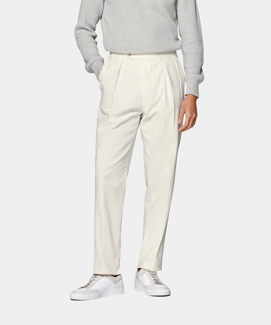 Ivory trousers